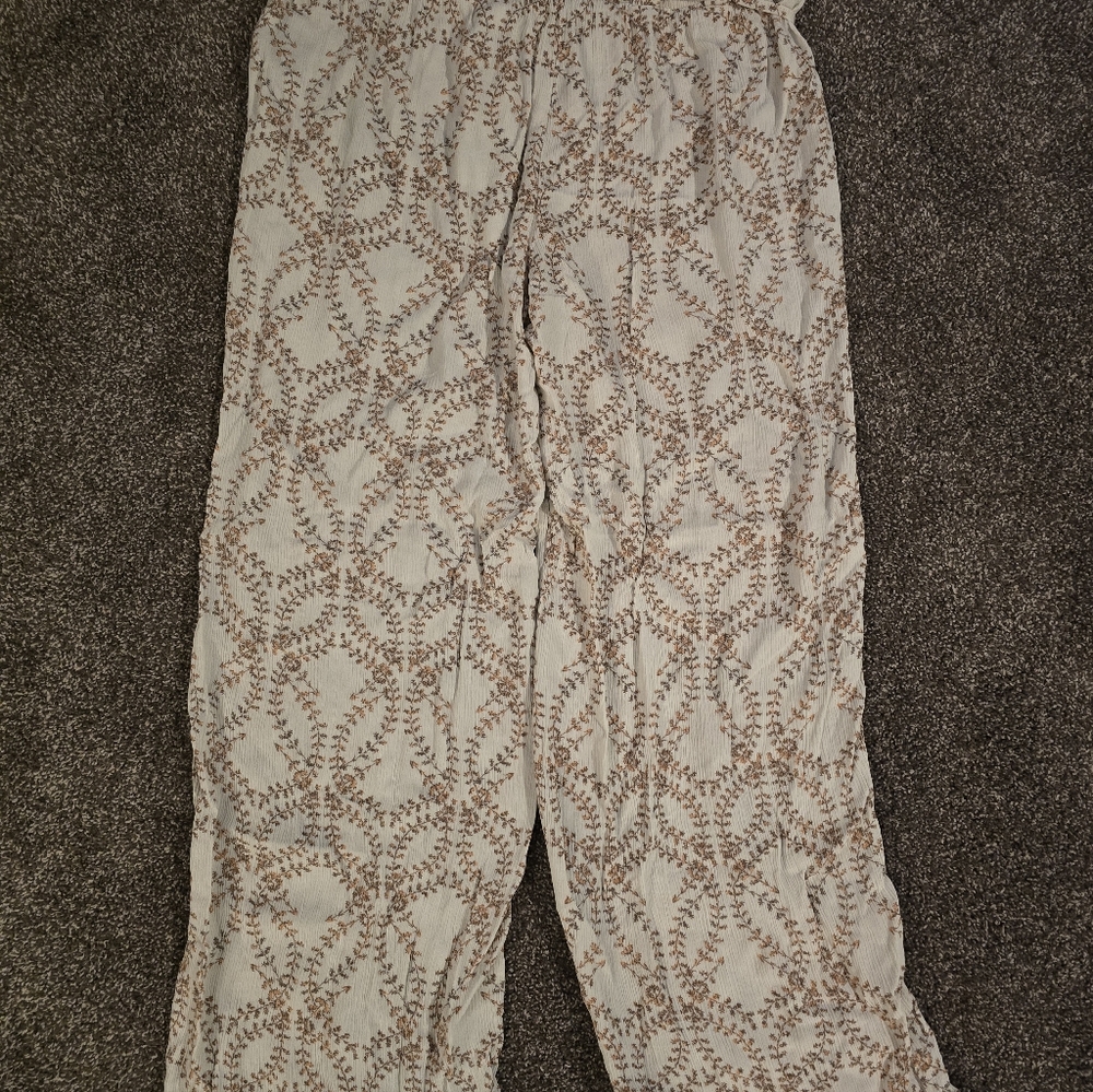 One 5 One L Patterned Wide-Leg Pants - Picture 4 of 4